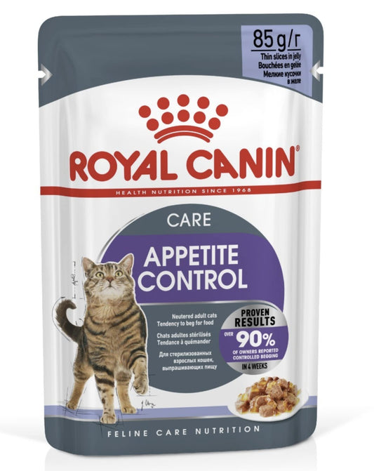 Royal Canin Appetite Control in Jelly Wet Adult Cat Food (12 x 85g)