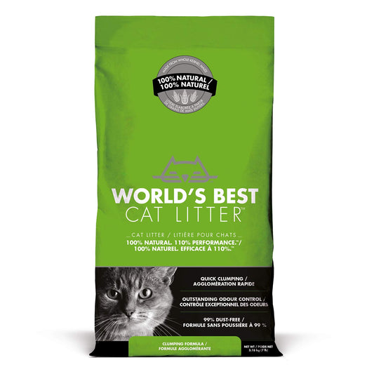 World's Best Cat Litter, Clumping, Biodegradable, Original 3.18kg