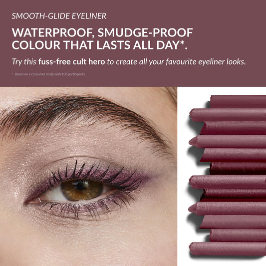 Avon Glimmerstick Eyeliner Majestic Plum, Soft-Glide Formula, Bold and Intense Colour, Waterproof, Smudge-Proof Colour That Lasts All-Day, Cruelty Free