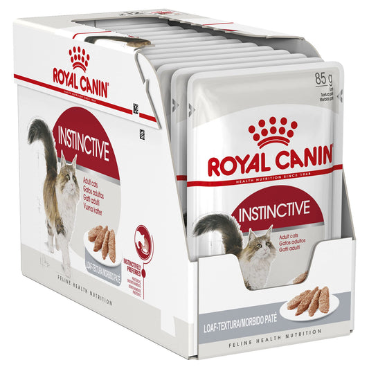 Royal Canin Instinctive in Loaf Adult Wet Cat Food 85g (Pack of 12)