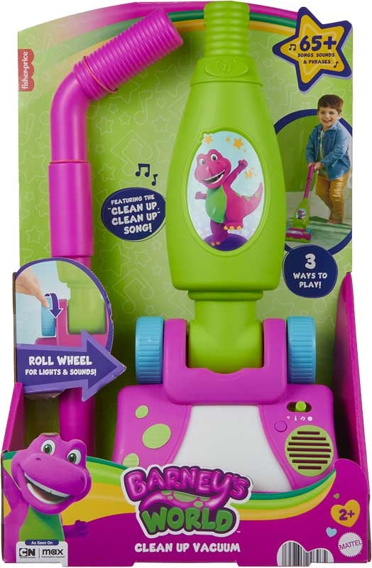 FISHER-PRICE BARNEYS WORLD CLEAN UP VACUUM
