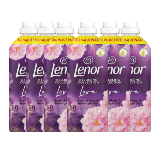 Lenor Fabric Conditioner Exotic Bloom & Moonlight Lily 50w x 6
