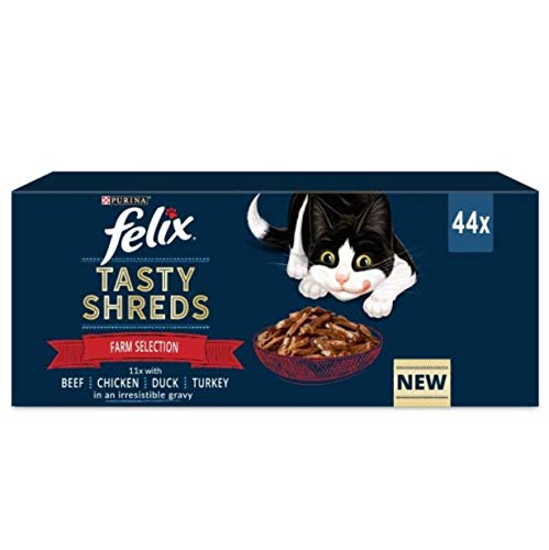 Felix Tasty Shreds 44 x 80g Jumbo Pack