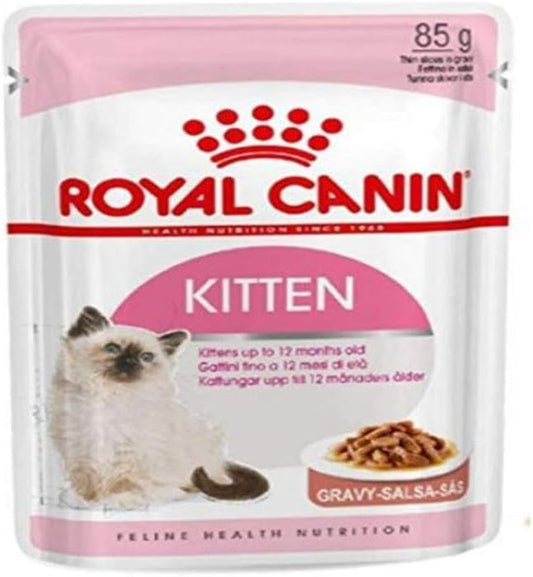 ROYAL CANIN Kitten in Gravy Wet Food 85g (Pack of 24)