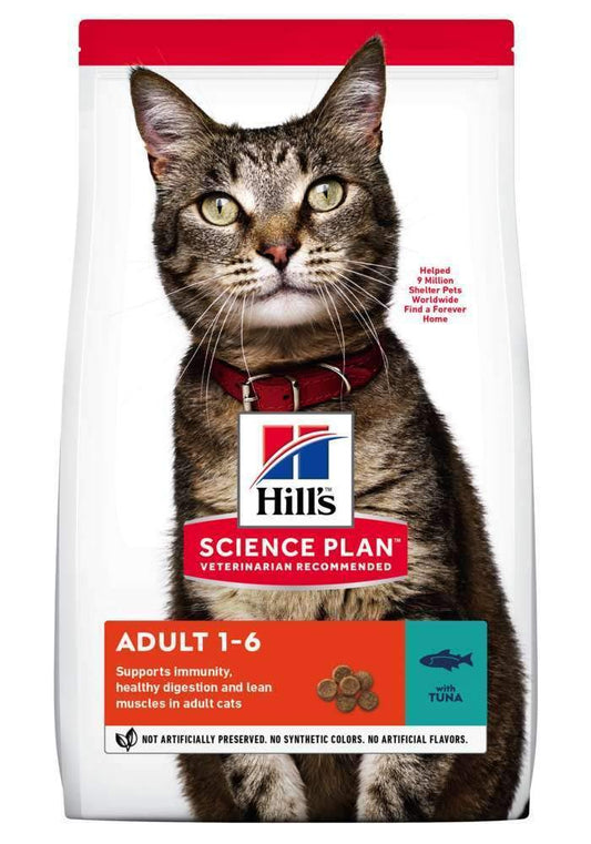 HILLS PET FOOD DRY Science Plan Adult Tuna Flavour 3kg Dry Cat Food