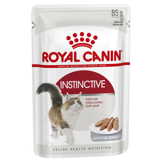 Royal Canin Instinctive in Loaf Adult Wet Cat Food 85g (Pack of 12)