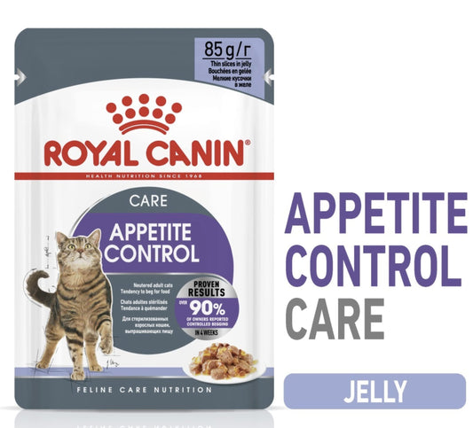 Royal Canin Appetite Control in Jelly Wet Adult Cat Food (12 x 85g)