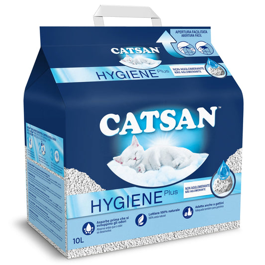 Catsan Hygiene, 10 Liters x 4, Non Agglomerating