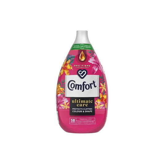 Comfort Fabric Conditioner Tropical Lily Ultra-concentrated 870ml - 58 Washs