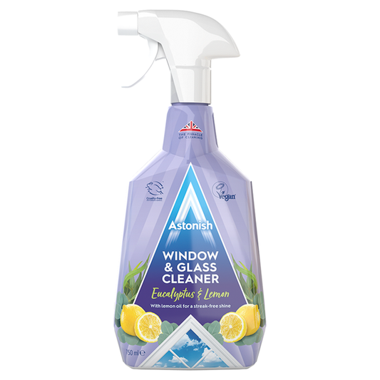 Astonish Window & Glass Cleaner Eucalyptus & Lemon 750ml