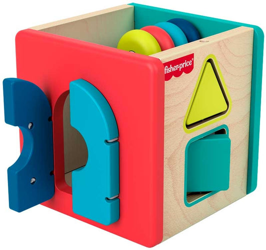 FISHER-PRICE WOODEN ACTIVITY CUBE
