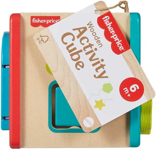 FISHER-PRICE WOODEN ACTIVITY CUBE