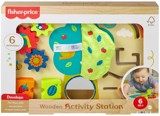FISHER-PRICE WOODEN ACTIVITY STATION