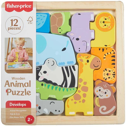 FISHER-PRICE WOODEN ANIMAL PUZZLE