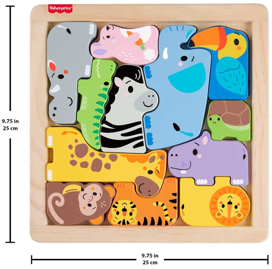 FISHER-PRICE WOODEN ANIMAL PUZZLE