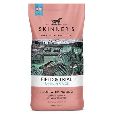 Skinner’s Field & Trial Adult Salmon & Rice Dry Dog Food  15kg
