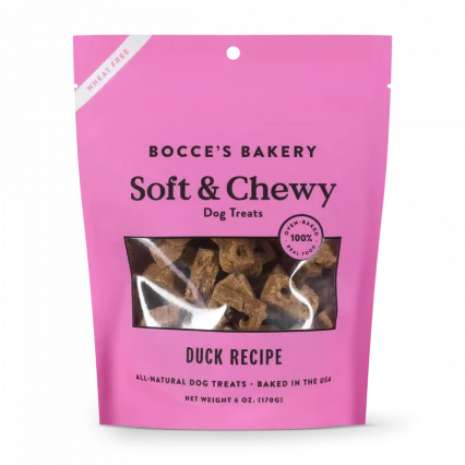 Bocce's Bakery Soft & Chewy Duck Recipe Dog Treats