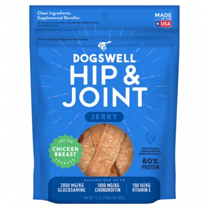 Dogswell Hip & Joint Jerky Treats, Chicken Breast