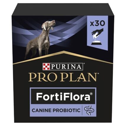 PURINA PRO Plan FortiFlora Probiotic Food Supplement for Dogs 30 x 1g Sachets | Enhances the Levels of Live Beneficial Bacteria