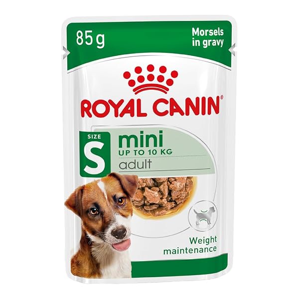 Royal Canin Mini Adult Dog Food Wet Pouches 85g (Pack of 12)