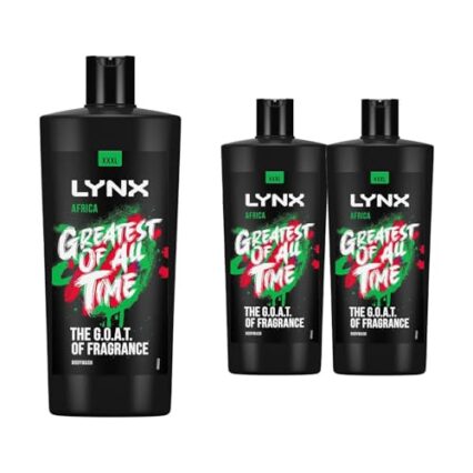 Lynx Shower Gel 12 Hours of Long Lasting Refreshing Fragrance Body Wash with Plant-Based Moisturisers for Men XXXL Size Body Cleanser for Naturally Soft Skin, 700ml (Africa, Buy 3)