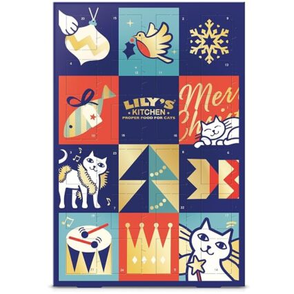 Lily’s Kitchen Christmas Cat Advent Calendar with Natural Ingredients - Treats for Cats, Grain-free recipe
