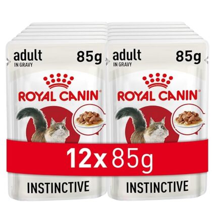 Royal Canin Instinctive Adult Cat Food Gravy Pouch 85g (Pack of 12)