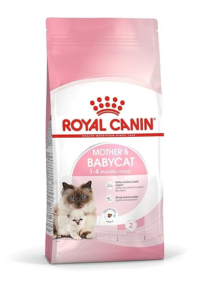 Royal Canin Cat Food -Mother and Babycat - Dry Kibble for Adult Cats - Specially for the Queen and her Kittens - Gestating and lactating queen - Tailored Nutrition - Science Diet - 2kg