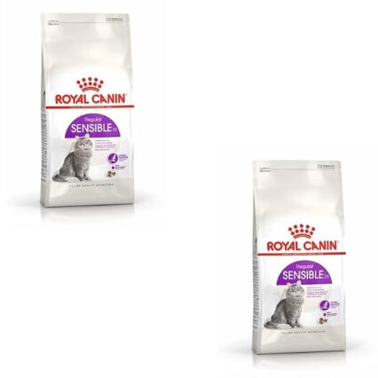 Royal Canin Sensible Complete Adult Dry Cat Food 2 x 400g