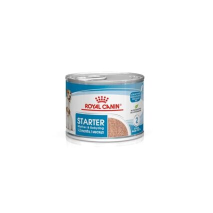 Royal Canin Mini Starter Complete Wet Food for Mother & Babydog 12 x 195g