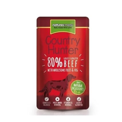 Country Hunter Dog Adult Pouch Beef 6x150g (Pack of 3)
