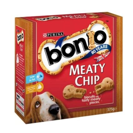 Bonio Meaty Chip - 375g - Foods Dog Treats x 5