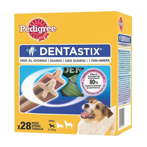 Pedigree DentaStix Mini – Snack For Oral Hygiene for Puppies and Small Dogs