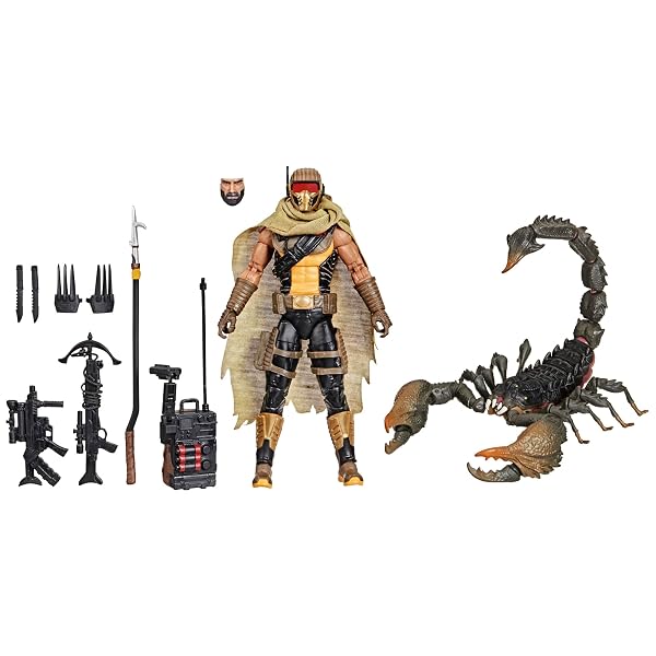 G.I. Joe Classified Series #180, Cobra Desert Scorpion & SKRP10N-25, Collectible 6 Inch Action Figure with 12 Accessories