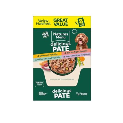 Natures Menu - Wet Dog Food - Multipack Pouches for Adult Dogs - Mixed Variety - 8 x 300g