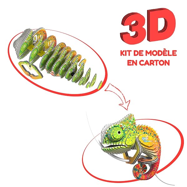 EUGY 3D Chameleon Craft Kit - Image 3