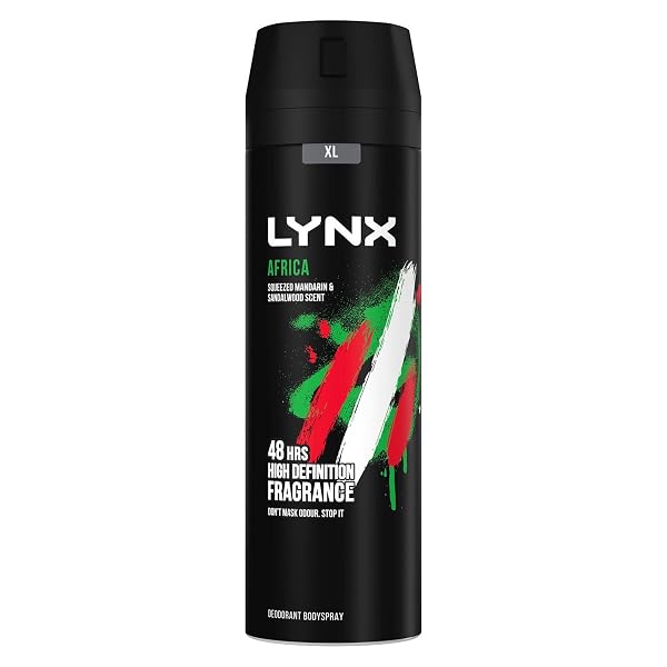 Lynx Africa Men's Fragrance, Aluminium Free Masculine Body Spray Deodorant, Fresh And Long Lasting Odour Protection, 6 Pack of 200ml - Image 3