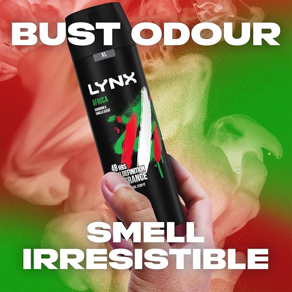 Lynx Africa Men's Fragrance, Aluminium Free Masculine Body Spray Deodorant, Fresh And Long Lasting Odour Protection, 6 Pack of 200ml - Image 6