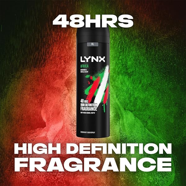 Lynx Africa Men's Fragrance, Aluminium Free Masculine Body Spray Deodorant, Fresh And Long Lasting Odour Protection, 6 Pack of 200ml - Image 9