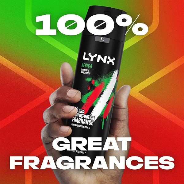 Lynx Africa Men's Fragrance, Aluminium Free Masculine Body Spray Deodorant, Fresh And Long Lasting Odour Protection, 6 Pack of 200ml - Image 10