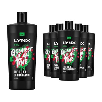 Lynx Shower Gel 12 Hours of Long Lasting Refreshing Fragrance Body Wash with Plant-Based Moisturisers for Men XXXL Size Body Cleanser for Naturally Soft Skin, 700ml (Africa, Buy 6)