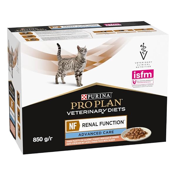 PRO PLAN VETERINARY DIETS NF Renal Function Wet Cat Food Salmon 10x85g - Image 4
