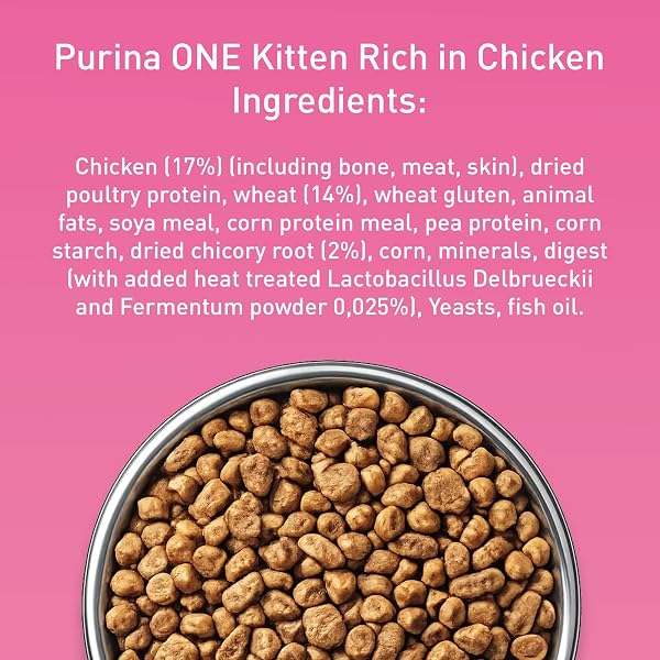 PURINA ONE Kitten Chicken Dry Cat Food 750g (Pack of 4) - Image 9