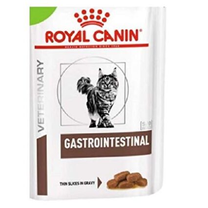 Royal Can in Veterinary Diet Cat - Gastro Intestinal Wet Cat Food Pouch In 24 x 85g