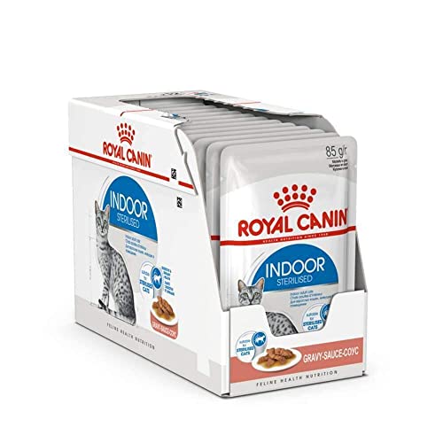 Royal Canin Indoor Sterilised Wet Food in Gravy 48 x 85g - Image 3