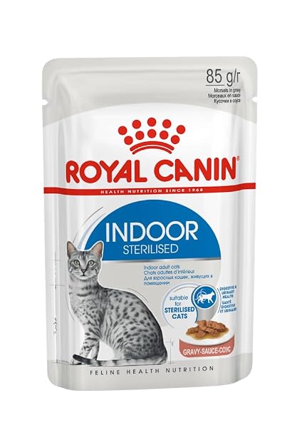 Royal Canin Indoor Sterilised Wet Food in Gravy 48 x 85g - Image 5