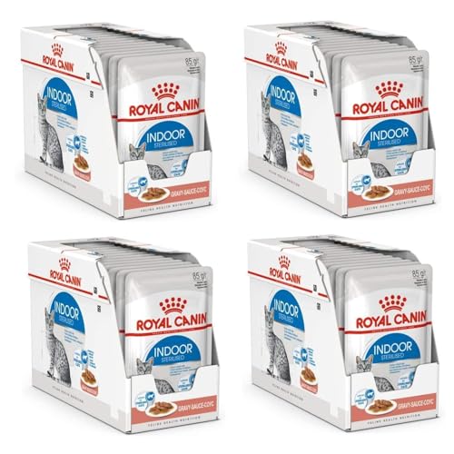 Royal Canin Indoor Sterilised Wet Food in Gravy 48 x 85g