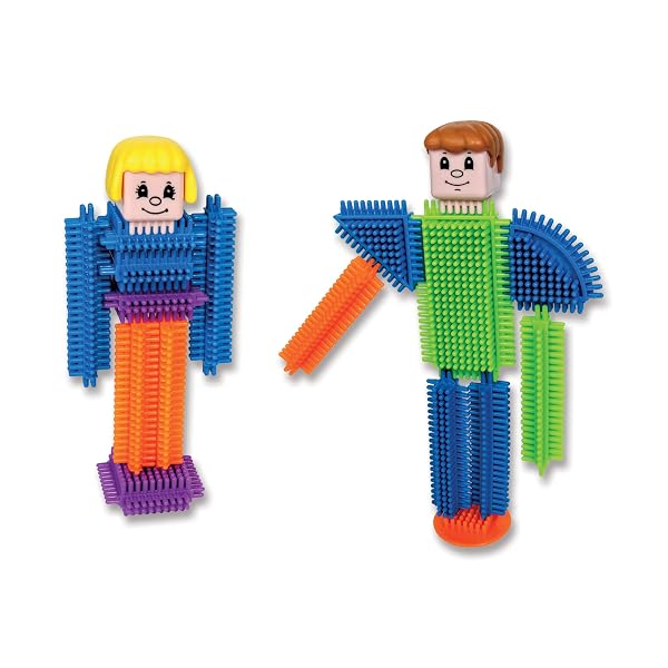 Stickle Bricks Big Builder Construction Set - Includes over 125 Pieces, Inspire Creativity and Motor Skills, Safe and Durable Construction Toy, Convenient Storage, Suitable for Ages 18 Months+ - Image 4