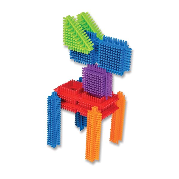Stickle Bricks Big Builder Construction Set - Includes over 125 Pieces, Inspire Creativity and Motor Skills, Safe and Durable Construction Toy, Convenient Storage, Suitable for Ages 18 Months+ - Image 5