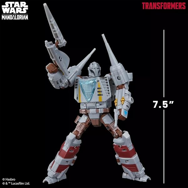 Transformers Collaborative Star Wars: The Mandalorian™ N-1 Starfighter Action Figure - Image 3
